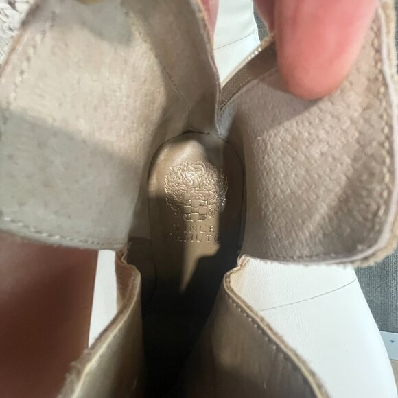 Vince Camuto Tan Suede Booties • Pull-On Western Ankle Boots Women’s size7.5M/38 - Picture 6 of 14